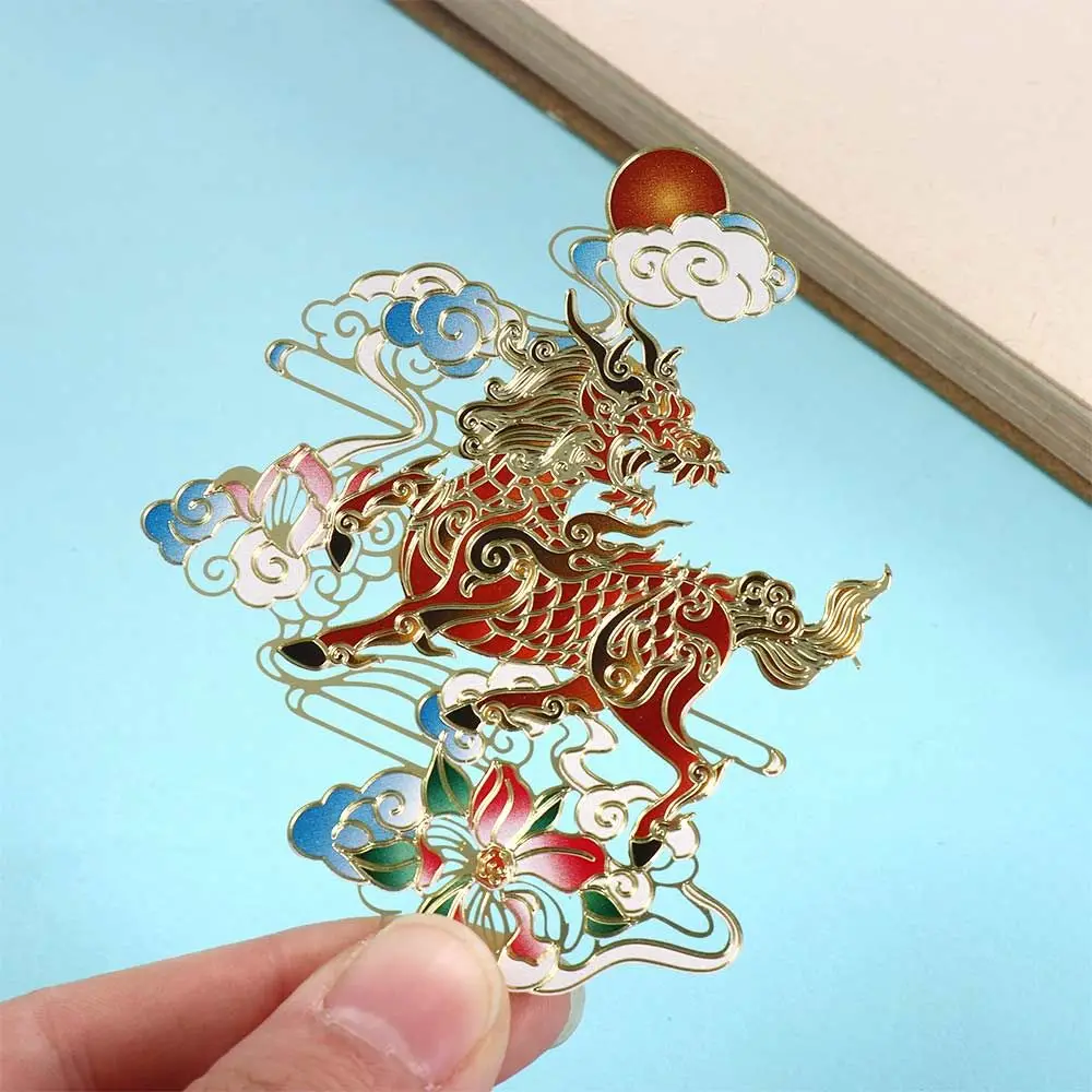 Office Page Clip Brass Animal Shape for Teachers Retro Book Clip Chinese Style Bookmark Hollow Book Mark Metal Bookmark
Office Page Clip Brass Animal Shape for Teachers Retro Book Clip Chinese Style Bookmark Hollow Book Mark Metal Bookmark