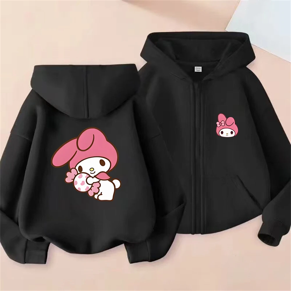Children Zip Up Hoodie Tops Girl Boy Sweatshirt Kid 3-12 Year Zipper Hoody Coat Casual black Sweatshirts Sanrio pink Clothes 
Children Zip Up Hoodie Tops Girl Boy Sweatshirt Kid 3-12 Year Zipper Hoody Coat Casual black Sweatshirts Sanrio pink Clothes