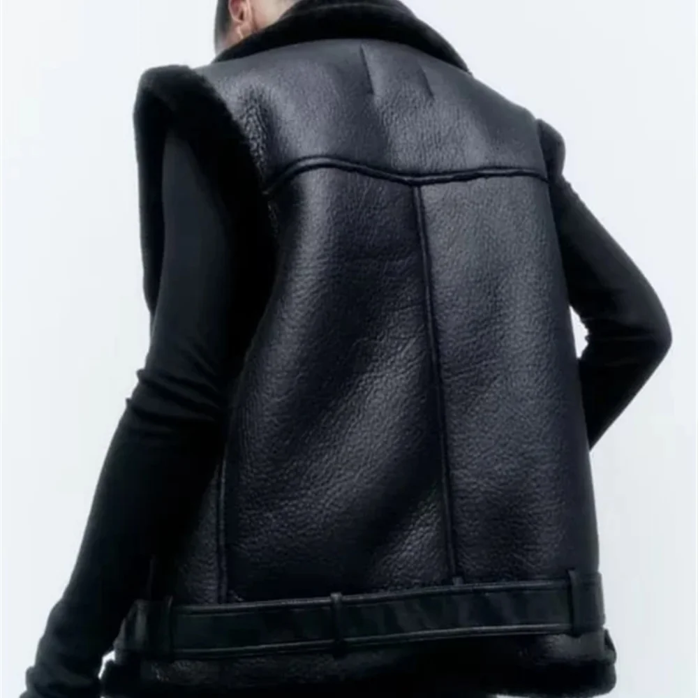 UETEEY Winter Loose Version of Motorcycle Clothing Fur Integrated Sheep Shear Sleeveless Turtleneck Lambskin Fur Fur Female
UETEEY Winter Loose Version of Motorcycle Clothing Fur Integrated Sheep Shear Sleeveless Turtleneck Lambskin Fur Fur Female