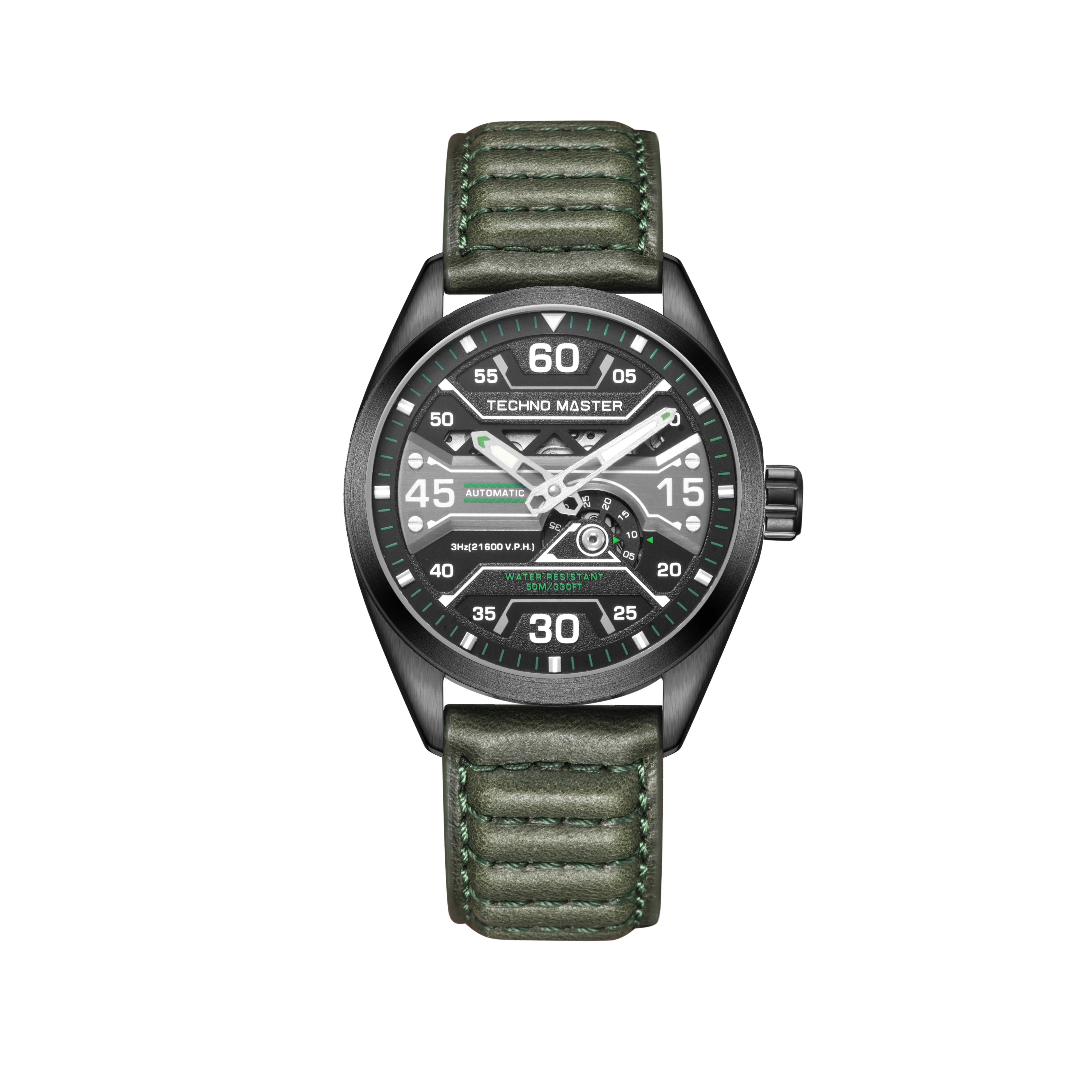 TECHNO MASTER Men's Watch TM-1007-02 Mechanical Watch Japan Automatic Movement(Give away a rubber watch strap)
TECHNO MASTER Men's Watch TM-1007-02 Mechanical Watch Japan Automatic Movement(Give away a rubber watch strap)