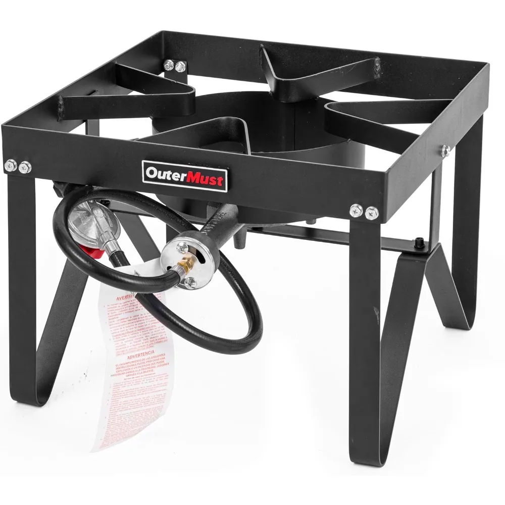Outdoor Propane Burner Heavy Duty Propane Gas Stoves for Cooking with 10 PSI Regulator and Cast Iron Braided Holes Perfect
Outdoor Propane Burner Heavy Duty Propane Gas Stoves for Cooking with 10 PSI Regulator and Cast Iron Braided Holes Perfect