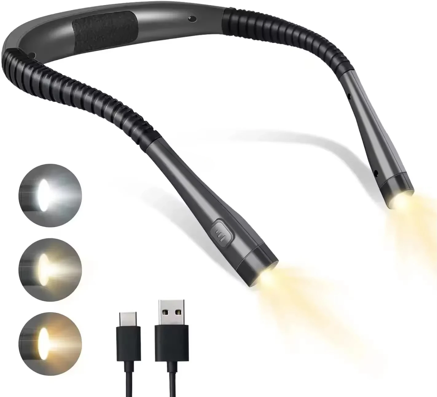 LED Neck Reading Light Novelty Flexible Handsfree Book Light Hanling Read Lamp Portable USB Rechargeable Reading Book Lighting
LED Neck Reading Light Novelty Flexible Handsfree Book Light Hanling Read Lamp Portable USB Rechargeable Reading Book Lighting