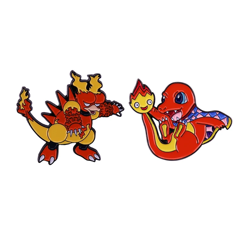Pokemon Anime Badge Magmar Brooch Charizard Enamel Brooch Lapel Pins Badge Hats Clothes Backpack Decoration Jewelry Accessories
Pokemon Anime Badge Magmar Brooch Charizard Enamel Brooch Lapel Pins Badge Hats Clothes Backpack Decoration Jewelry Accessories