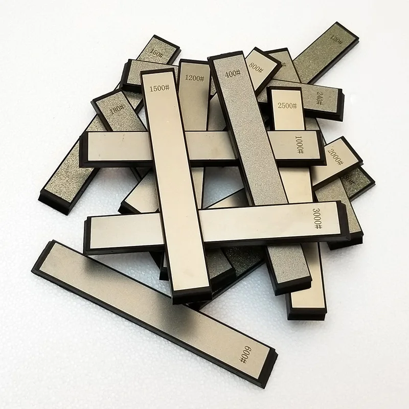 1PCS 80-3000 Grit Diamond Sharpening Stones With Base Knife Sharpener Grinding Tools Sharpen Bar Whetstone Replacement Stone
1PCS 80-3000 Grit Diamond Sharpening Stones With Base Knife Sharpener Grinding Tools Sharpen Bar Whetstone Replacement Stone