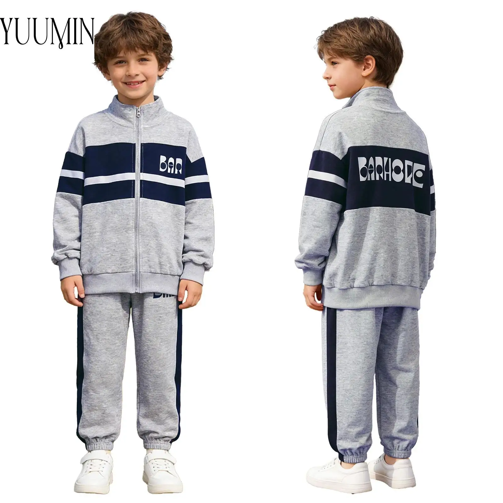 Детский баскетбольный спортивный костюм для мальчиков, спортивный костюм, повседневная одежда, куртка на молнии с длинными рукавами и спортивные штаны для тренировок, бега
Детский баскетбольный спортивный костюм для мальчиков, спортивный костюм, повседневная одежда, куртка на молнии с длинными рукавами и спортивные штаны для тренировок, бега