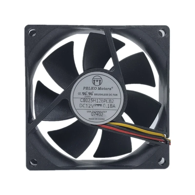 New C8025H12BPCB2 12V 0.18a 8025 8cm silent computer chassis power fan
New C8025H12BPCB2 12V 0.18a 8025 8cm silent computer chassis power fan