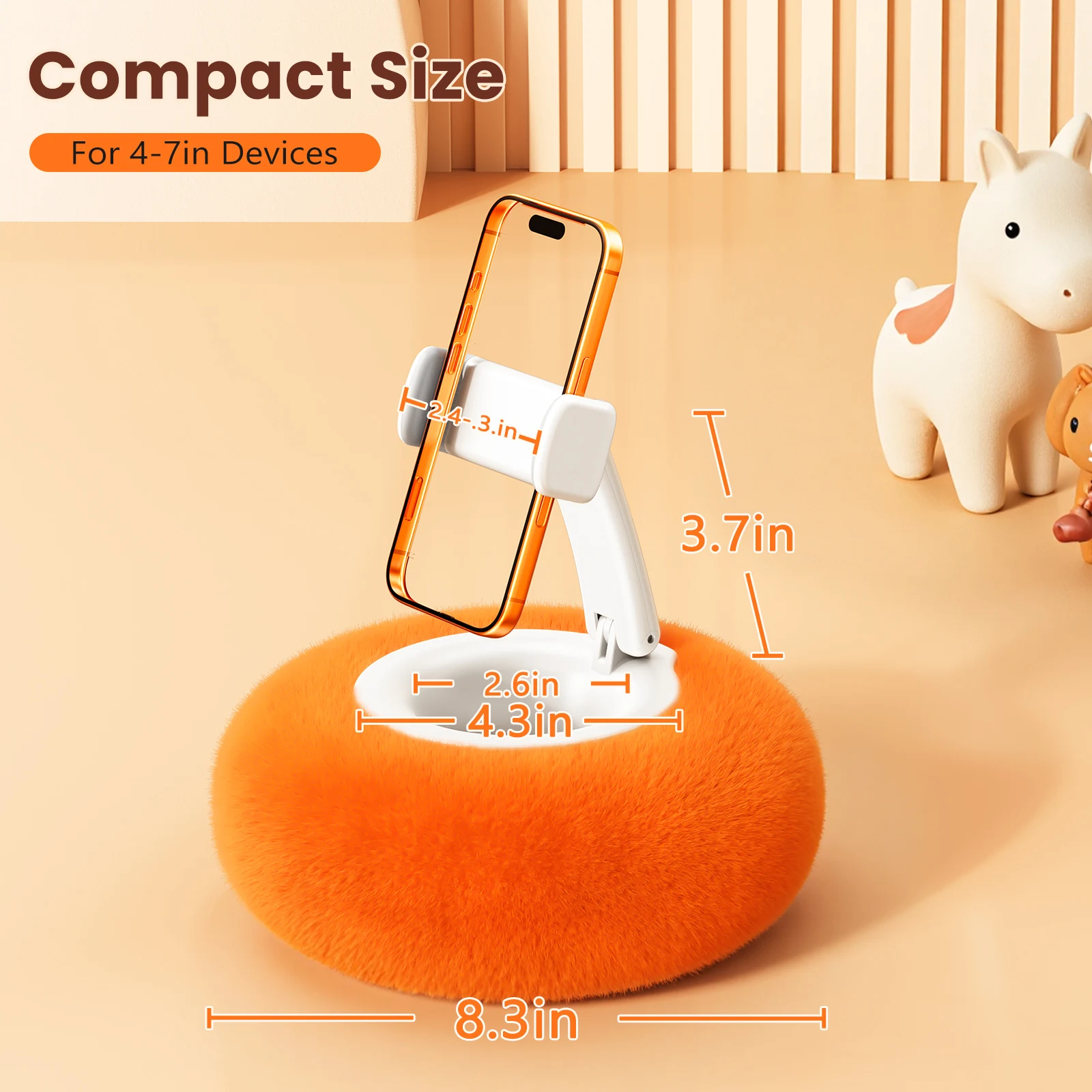 Oatsbasf Lazy Phone Pillow Stand Adjustable Phone Holder with Snack Bowl & Suction Cup Base Mini Phone Holder for Bed/Desk
Oatsbasf Lazy Phone Pillow Stand Adjustable Phone Holder with Snack Bowl & Suction Cup Base Mini Phone Holder for Bed/Desk