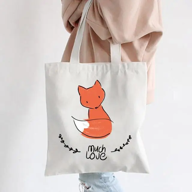Cute Fox Print Canvas Tote Bag Set Whimsical Forest Animal Pattern Shoulder Bag For Animal Lovers Cottagecore Aesthetic
Cute Fox Print Canvas Tote Bag Set Whimsical Forest Animal Pattern Shoulder Bag For Animal Lovers Cottagecore Aesthetic