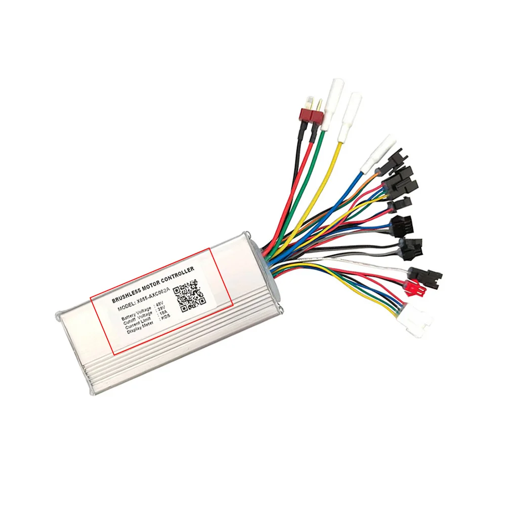Electric Bike Brushless Motor Controller X055-AXC002A 48V 18A for KDS Protocol Display Electric Scooters MTB Speed Controller
Electric Bike Brushless Motor Controller X055-AXC002A 48V 18A for KDS Protocol Display Electric Scooters MTB Speed Controller