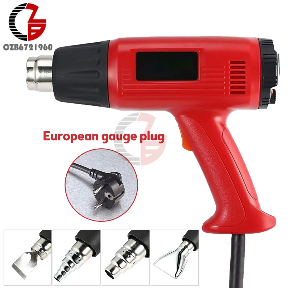 Тепловая пушка с двойной температурой, 2000 Вт, нагревательный пистолет, инструменты, портативный DIY, обустройство дома, подрядчики, удаление краски 
Тепловая пушка с двойной температурой, 2000 Вт, нагревательный пистолет, инструменты, портативный DIY, обустройство дома, подрядчики, удаление краски