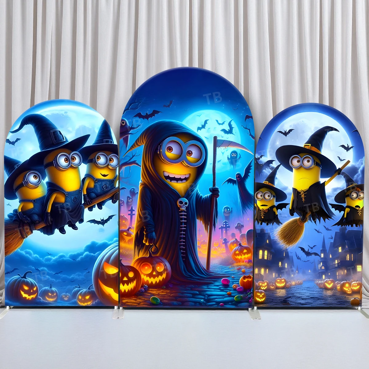 Magic Hat Minions Arch Backdrop Cover Evil Pumpkin Party Happy Halloween Death God Photography Background Decor Elastic Fabric
Magic Hat Minions Arch Backdrop Cover Evil Pumpkin Party Happy Halloween Death God Photography Background Decor Elastic Fabric