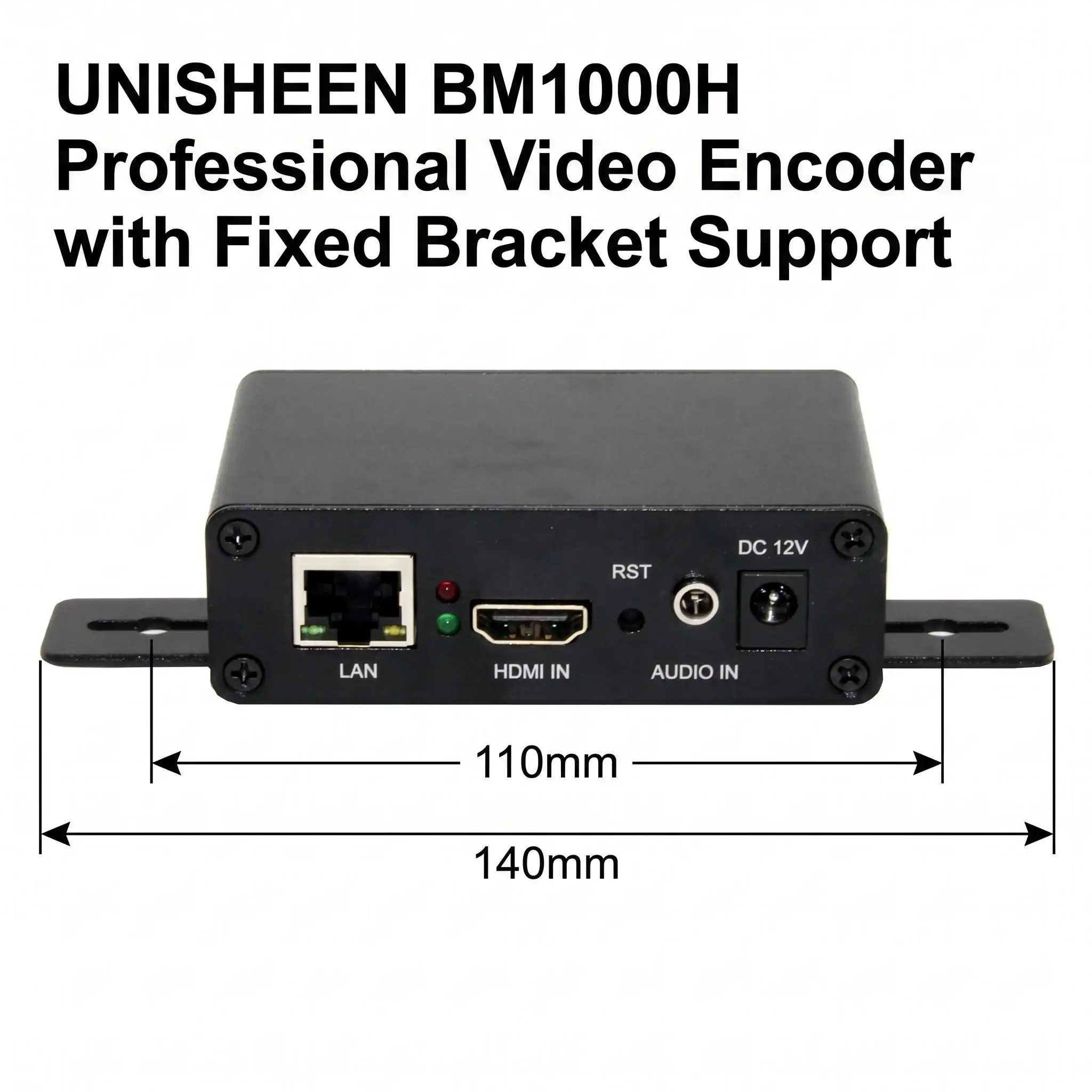 UNISHEEN BM1000H System Integration Mini SRT RTSP RTMPS UDP ONVIF 1080p H265 H264 IPTV Live Stream HDMI to IP Video Encoder
UNISHEEN BM1000H System Integration Mini SRT RTSP RTMPS UDP ONVIF 1080p H265 H264 IPTV Live Stream HDMI to IP Video Encoder