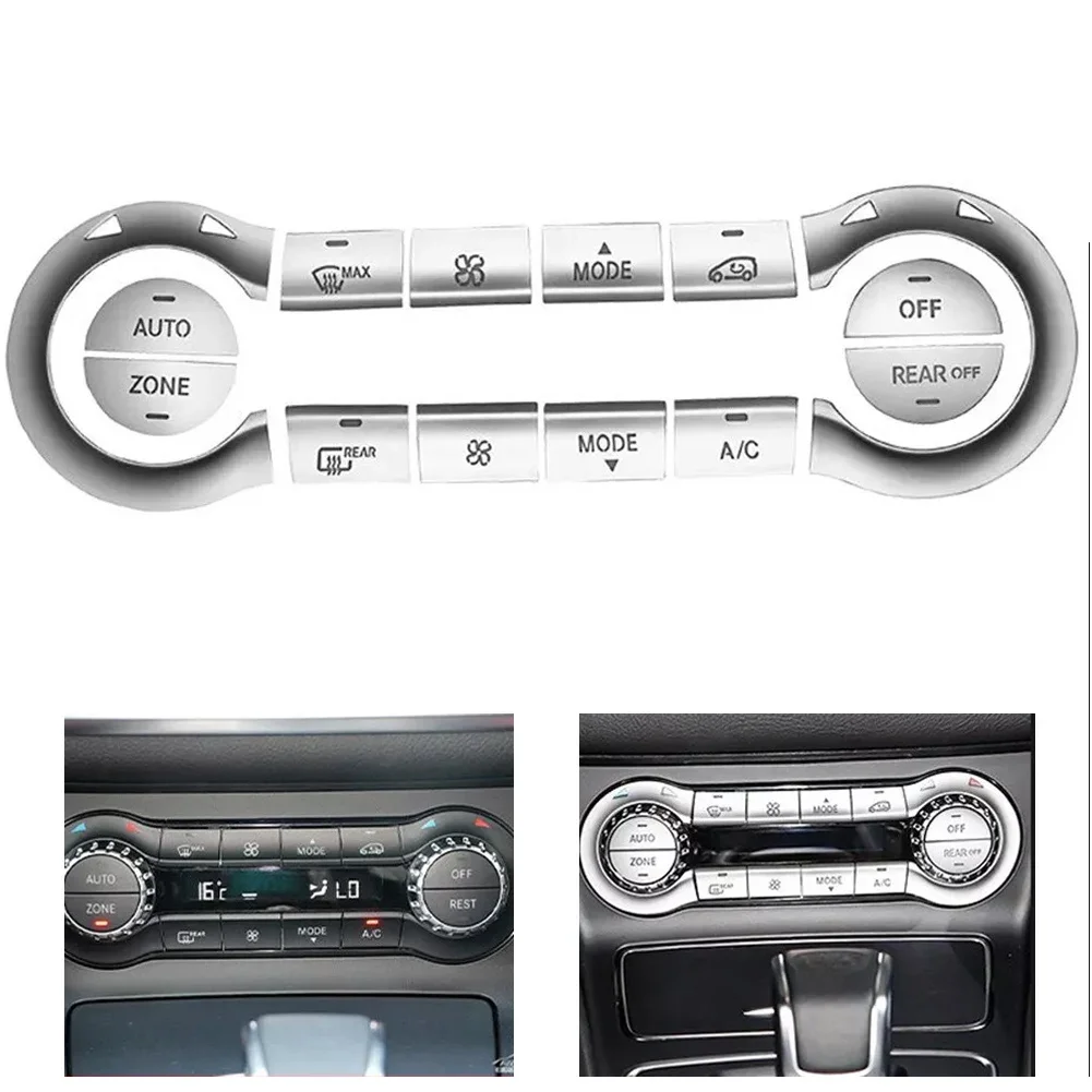 ABS Air Conditioning Trim Air Conditioning Buttons Trim Stylish Touch ABS Plastic Easy Installation Vehicle Interior Upgrade
ABS Air Conditioning Trim Air Conditioning Buttons Trim Stylish Touch ABS Plastic Easy Installation Vehicle Interior Upgrade