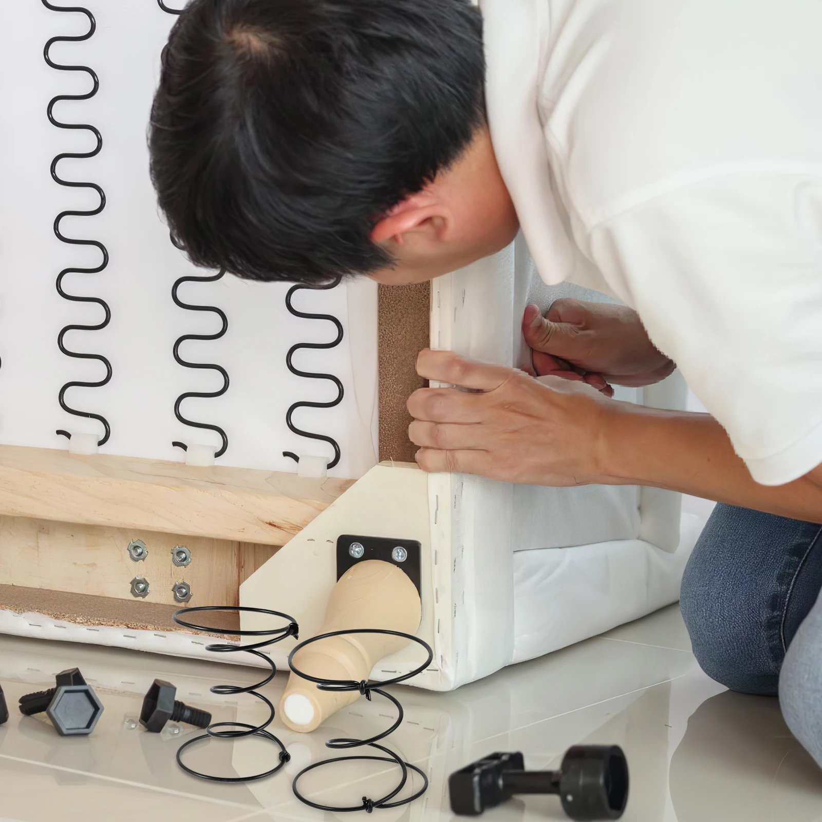 4 шт. сменные пружины для дивана, 5-дюймовые высокопрочные мебельные пружины для кресла с откидной спинкой, дивана, кровати, запасные части
4 шт. сменные пружины для дивана, 5-дюймовые высокопрочные мебельные пружины для кресла с откидной спинкой, дивана, кровати, запасные части