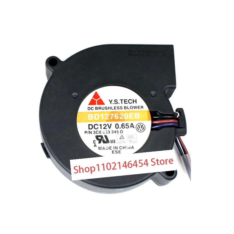 1PC FOR Y.S TECH BD127620EB DC 12V 0.65A 76x76x20mm 3-Wire Blower Cooling Fan
1PC FOR Y.S TECH BD127620EB DC 12V 0.65A 76x76x20mm 3-Wire Blower Cooling Fan