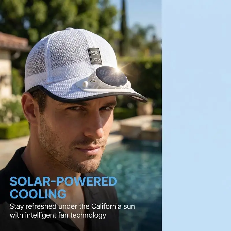1pc Sun Block Baseball Hat With Solar Fan USB Charging Fan Breathable UV Block Outdoor Sunhats Summer Men Women Fan Baseball Hat
1pc Sun Block Baseball Hat With Solar Fan USB Charging Fan Breathable UV Block Outdoor Sunhats Summer Men Women Fan Baseball Hat