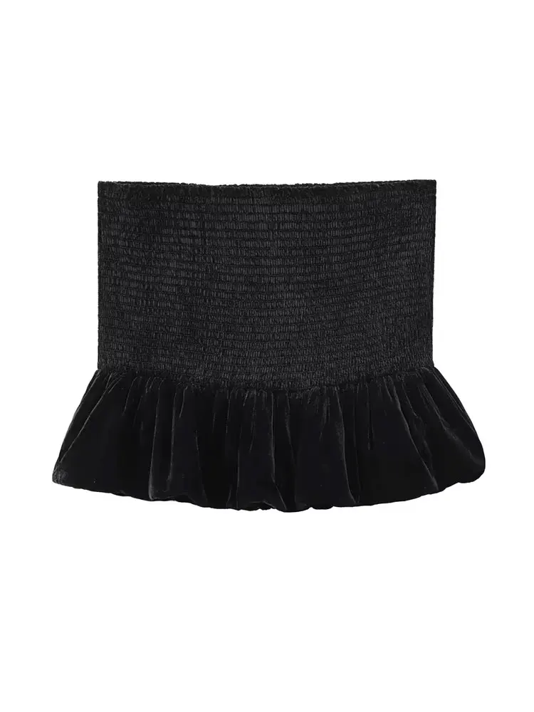 HH Women's New Fashion Sexy Fluffy Velvet Textured Slim Skirt Female Black Honeycomb Pattern Stretch Mid-Waist Pleated Skirt
HH Women's New Fashion Sexy Fluffy Velvet Textured Slim Skirt Female Black Honeycomb Pattern Stretch Mid-Waist Pleated Skirt