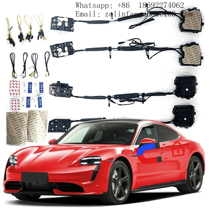 Для Porsche Taycan: Оригинальный механический замок двери с электроприводом, модифицированный под электронный замок, с функцией плавного закрывания (Soft Close) и автоматическим закрыванием (Power-Closing)
Для Porsche Taycan: Оригинальный механический замок двери с электроприводом, модифицированный под электронный замок, с функцией плавного закрывания (Soft Close) и автоматическим закрыванием (Power-Closing)