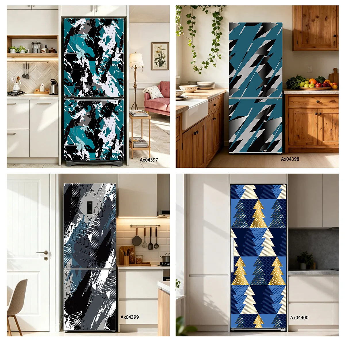 Deep Teal Grey Black Sharp Triangle Geometric Fridge Stickers Peel-and-Stick Decor for Tall Fridge Doors Art Mural Decals
Deep Teal Grey Black Sharp Triangle Geometric Fridge Stickers Peel-and-Stick Decor for Tall Fridge Doors Art Mural Decals