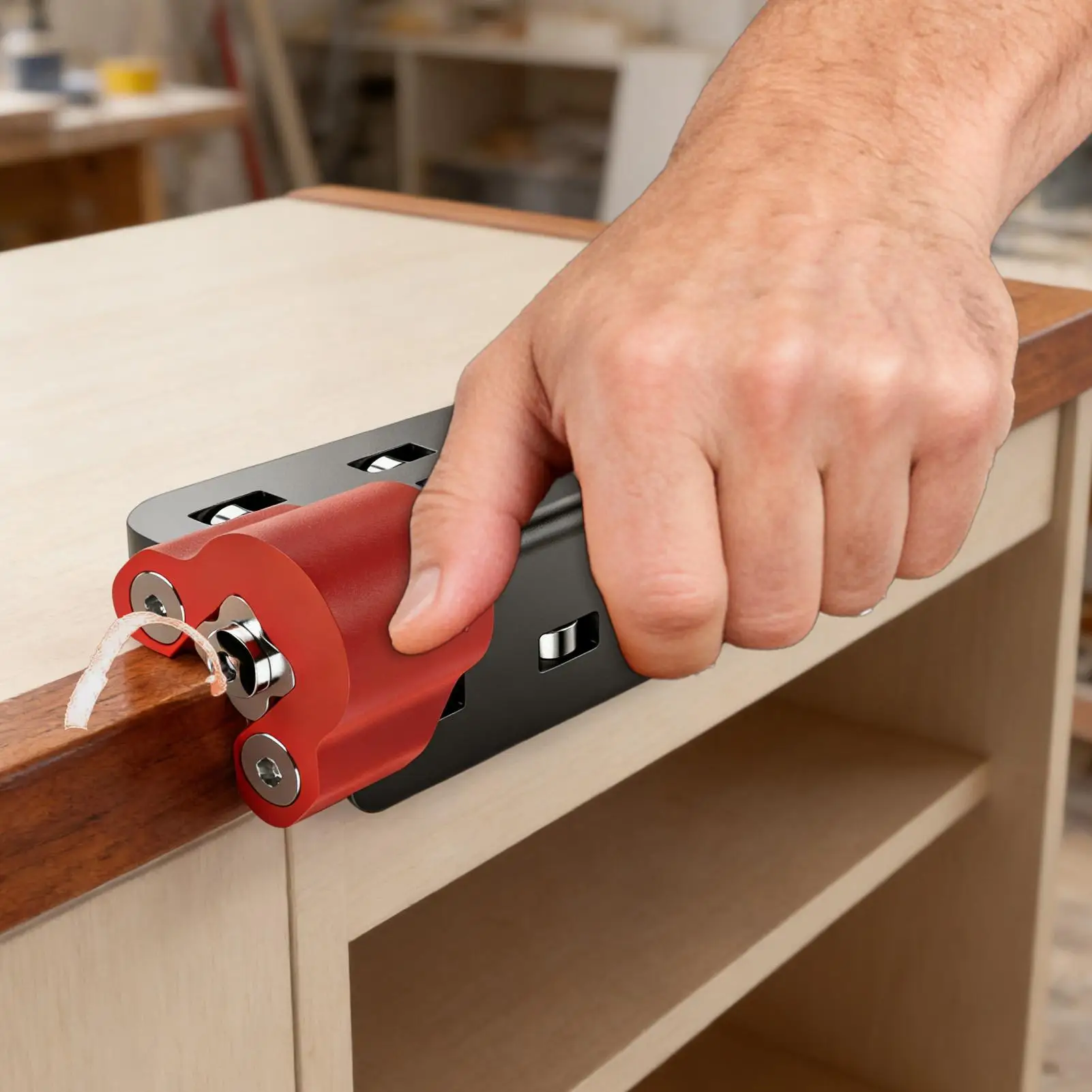 Триммер для кромок, нескользящий, износостойкий, триммер для кромок древесины для мастерской, ремонтника, любителей творчества, плотника, архитектора, инженера
Триммер для кромок, нескользящий, износостойкий, триммер для кромок древесины для мастерской, ремонтника, любителей творчества, плотника, архитектора, инженера