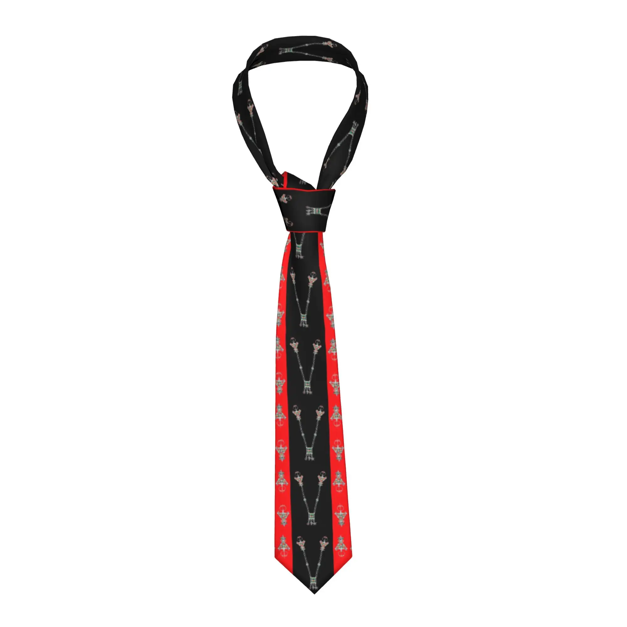 Classic Kabyle Jewelry Necktie for Men Custom Silk Amazigh Carpet Berber Business Neck Tie
Classic Kabyle Jewelry Necktie for Men Custom Silk Amazigh Carpet Berber Business Neck Tie