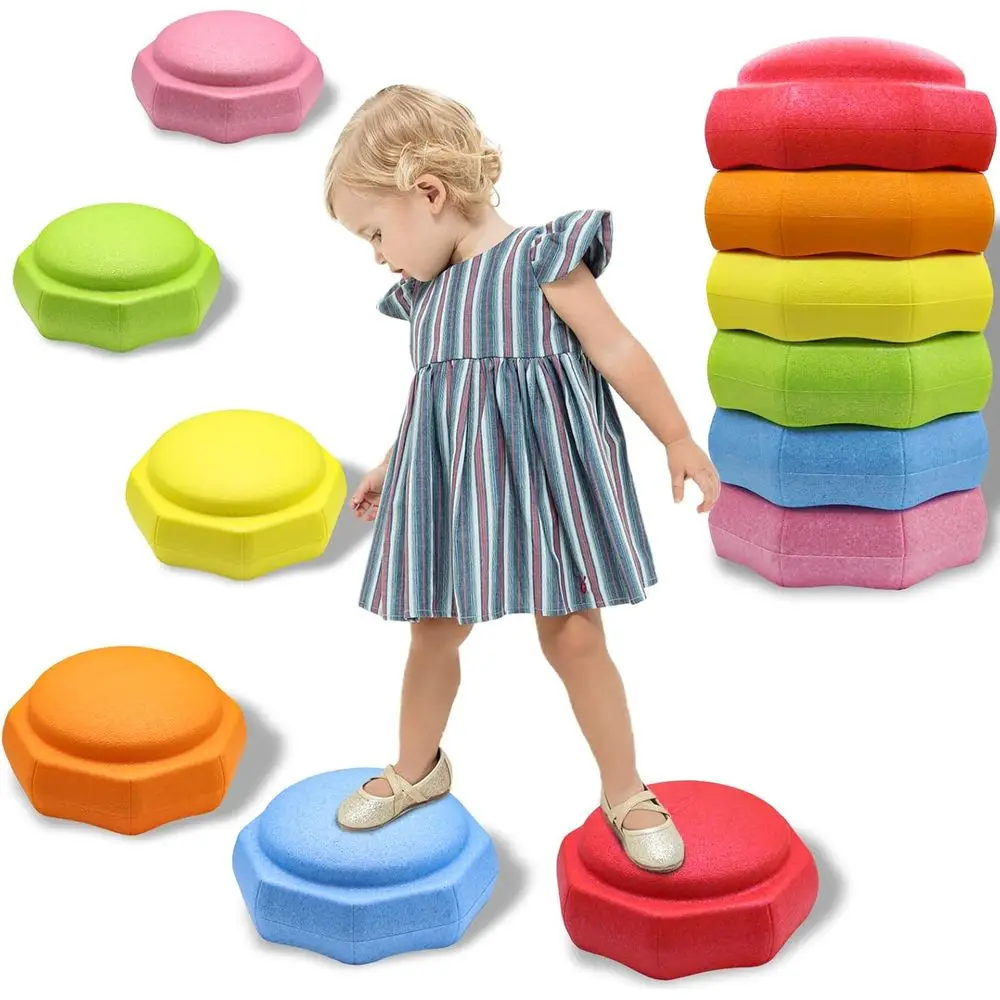 Balance Sensory Stepping Stones for Kids: 6-piece Set to Develop Toddler Balance and Coordination
Balance Sensory Stepping Stones for Kids: 6-piece Set to Develop Toddler Balance and Coordination