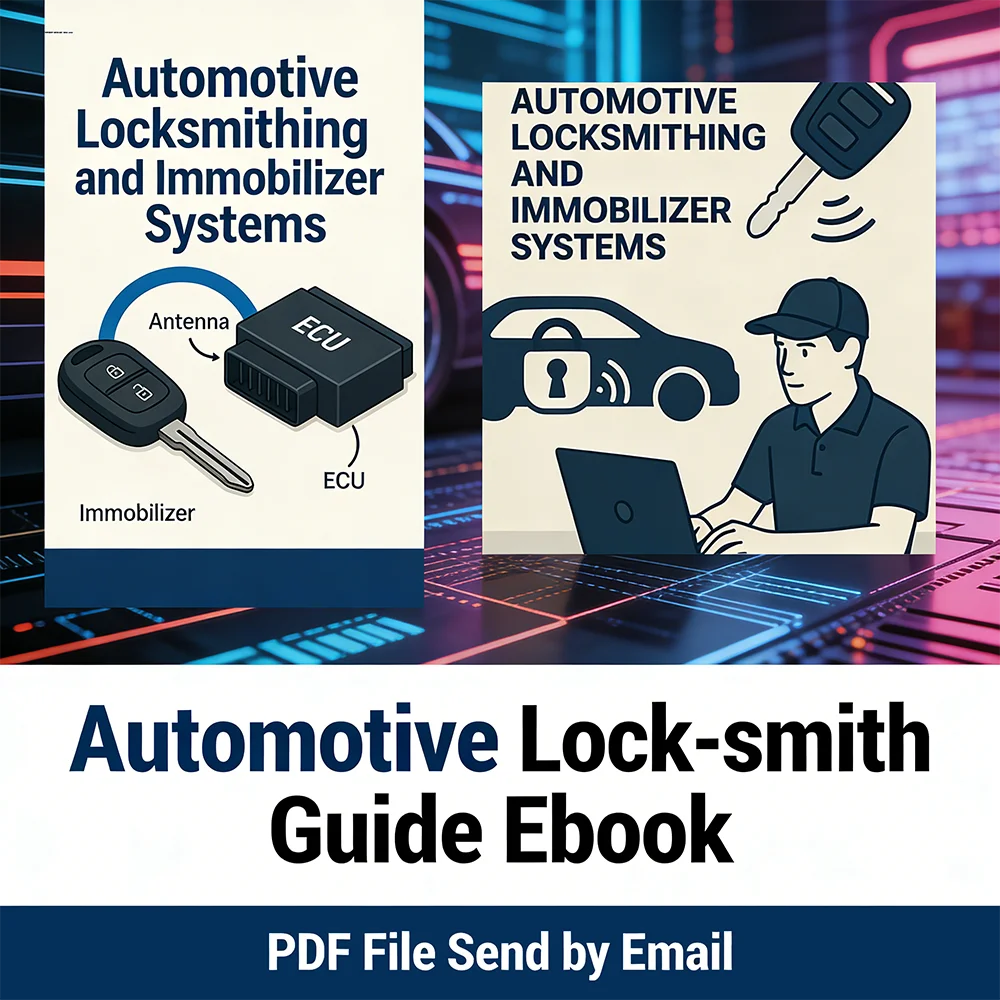 Automotive Lock-smith Guide ECU Repair Ebook PDF Immobilizer systems Identify Clone for Transponder keys ECUs Essential tools
Automotive Lock-smith Guide ECU Repair Ebook PDF Immobilizer systems Identify Clone for Transponder keys ECUs Essential tools