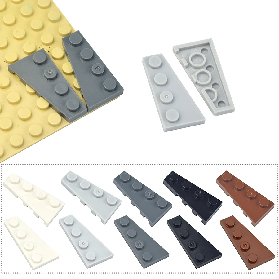 MOC Wing Shape Wedge Plate 4 x 2 Left Right Building Blocks Puzzle Particle Bricks Toy Kid Gifts Compatible 41770 41769
MOC Wing Shape Wedge Plate 4 x 2 Left Right Building Blocks Puzzle Particle Bricks Toy Kid Gifts Compatible 41770 41769