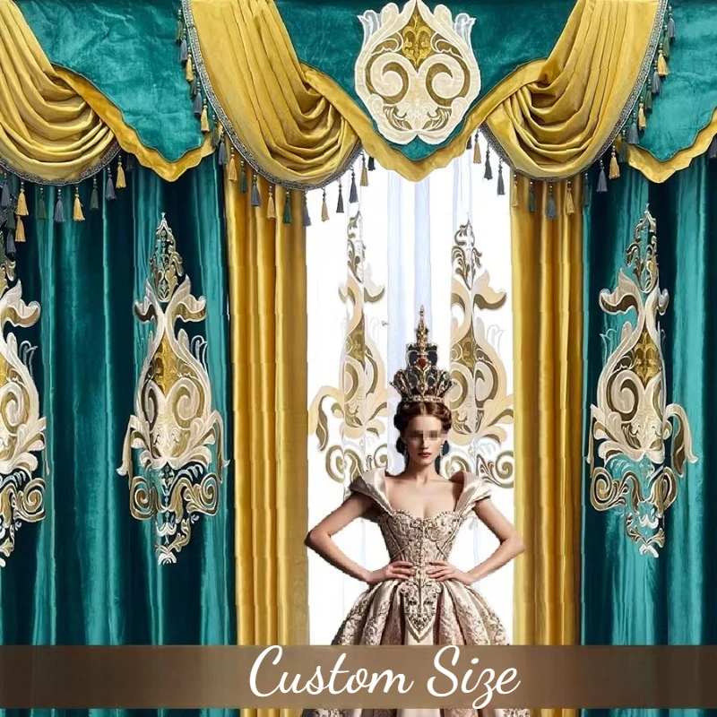 Retro Luxury Velvet Embroidery French Palace European Style Bedroom Duplex Floor Living Room High-end American Custom Size
Retro Luxury Velvet Embroidery French Palace European Style Bedroom Duplex Floor Living Room High-end American Custom Size