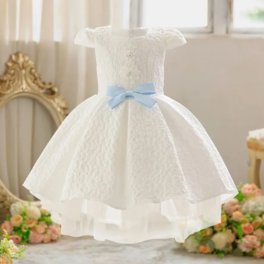 New 3-7Y Girls White Princess Dress for Holiday Birthday Kids Dresses Sweet Child Ball Gown Wear
New 3-7Y Girls White Princess Dress for Holiday Birthday Kids Dresses Sweet Child Ball Gown Wear