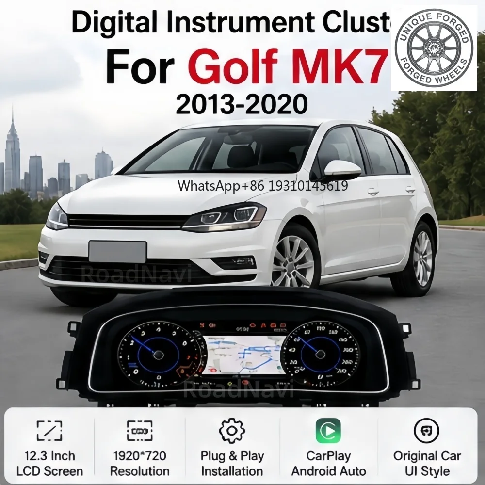 26style BC RoadNavi Car Auto Speedometer for VW Golf MK7 2013-2020 LCD Digital Cluster Car Upgrade Dashboard Instrument
26style BC RoadNavi Car Auto Speedometer for VW Golf MK7 2013-2020 LCD Digital Cluster Car Upgrade Dashboard Instrument