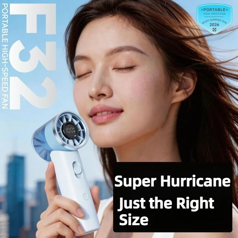 New Usb Ice-Sensing Cold Wind Handheld Small Fan Outdoor Portable Brushless Motor Super Cold Wind Small Fan
New Usb Ice-Sensing Cold Wind Handheld Small Fan Outdoor Portable Brushless Motor Super Cold Wind Small Fan