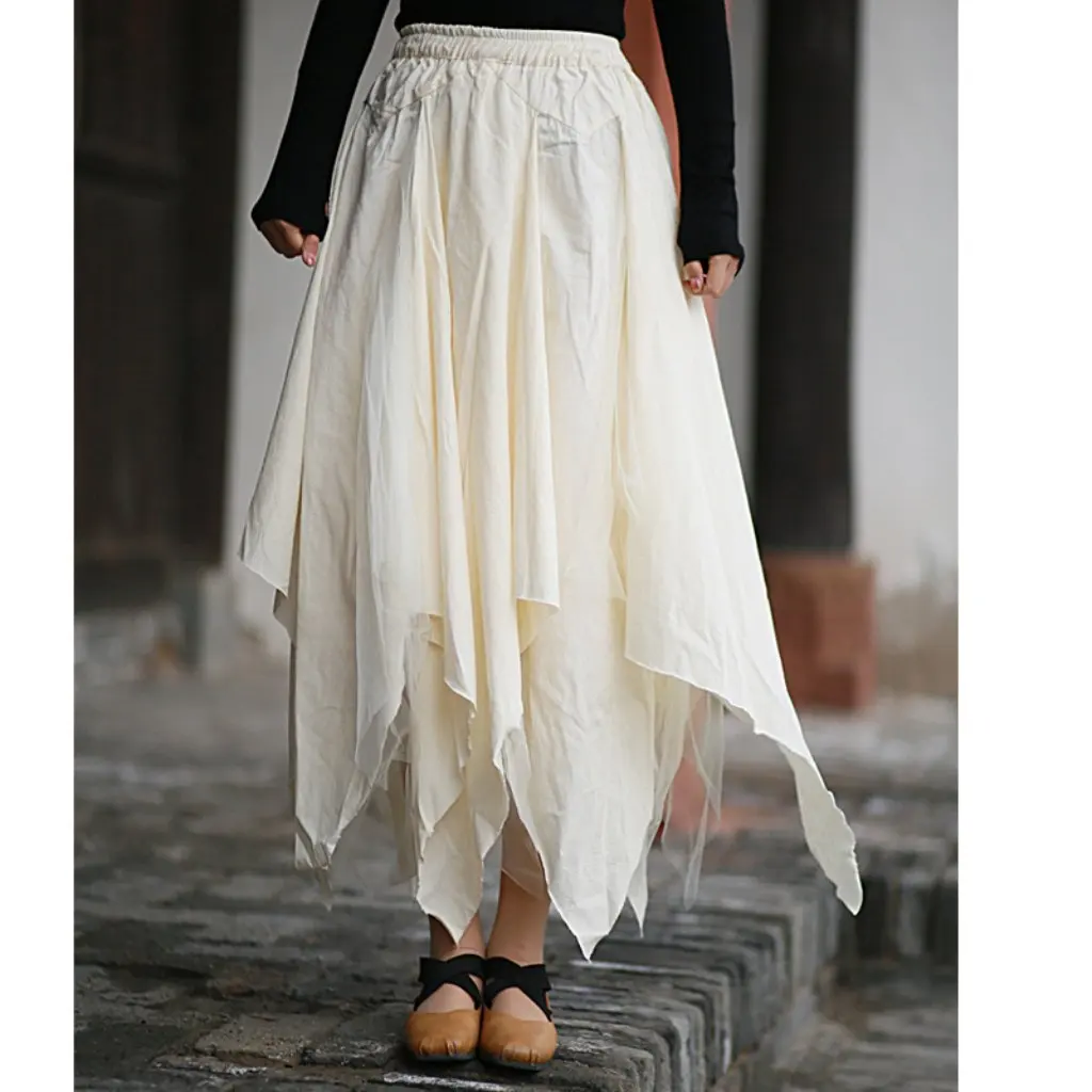 New Chinese Style Large Swing Skirt Cold Style Irregular Jacquard Design Mesh Stitching Women's Fashion Half Skirt
New Chinese Style Large Swing Skirt Cold Style Irregular Jacquard Design Mesh Stitching Women's Fashion Half Skirt