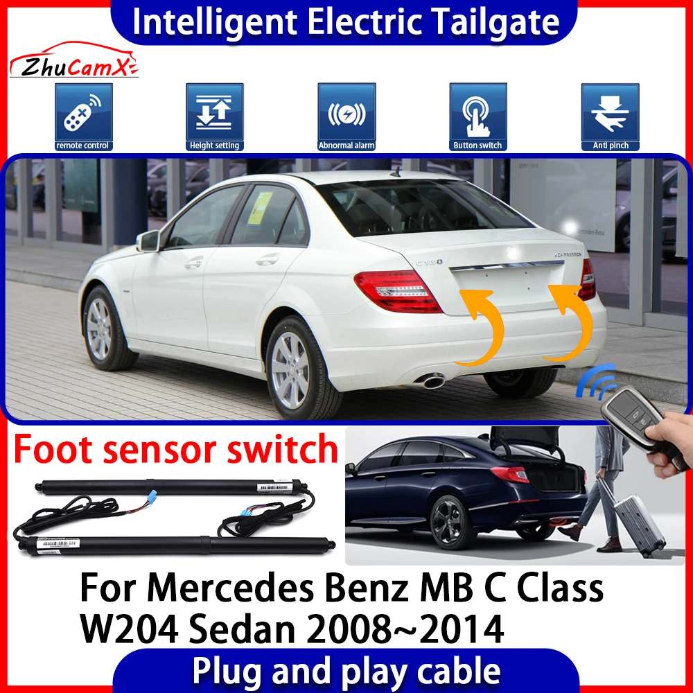 Automatic Lifting Opening Trunk Intelligent Electric Tail Gate Lift Tailgate for Mercedes Benz MB C Class W204 Sedan 2008~2014
Automatic Lifting Opening Trunk Intelligent Electric Tail Gate Lift Tailgate for Mercedes Benz MB C Class W204 Sedan 2008~2014
