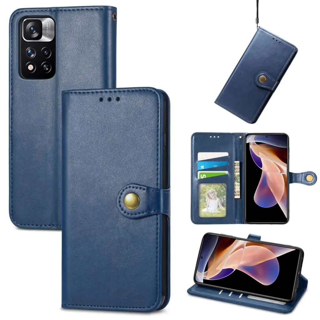 Drop Protection Business Leather Case for Redmi Note 11 Pro Note11+ 5G Red Mi Note 11 11S Card Slot Kickstand Cover
Drop Protection Business Leather Case for Redmi Note 11 Pro Note11+ 5G Red Mi Note 11 11S Card Slot Kickstand Cover
