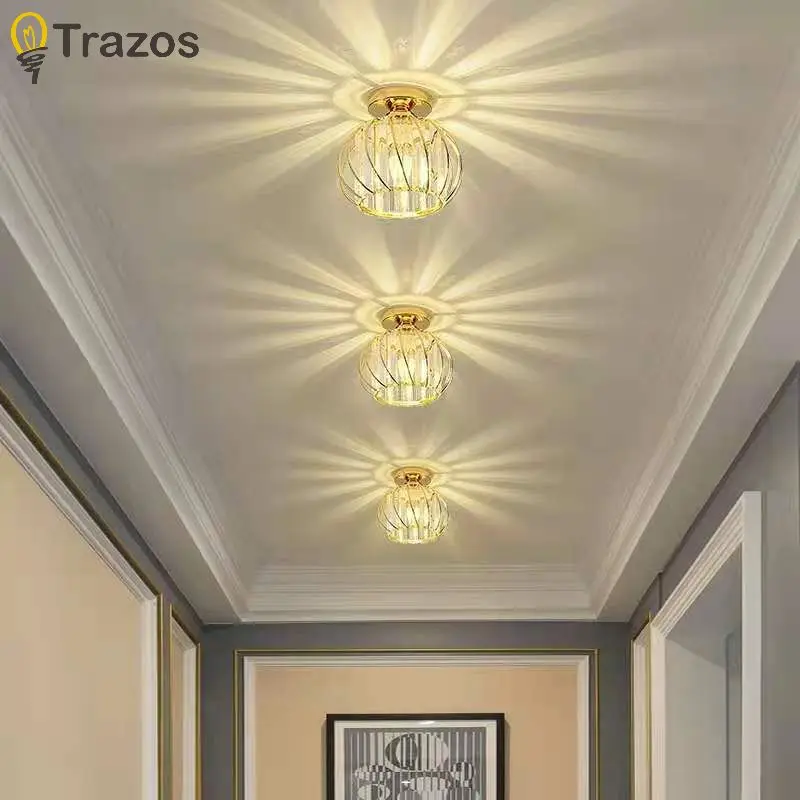 Led Crystal Aisle Light Corridor Light Simple Modern Simple Small Ceiling Light Creative Nordic Balcony Entrance Porch Light
Led Crystal Aisle Light Corridor Light Simple Modern Simple Small Ceiling Light Creative Nordic Balcony Entrance Porch Light