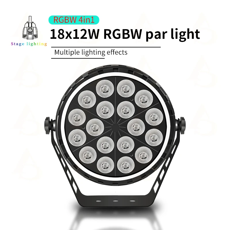 18x12w RGBW remote control + auxiliary light strip LED par light full color stage light LED flat panel light suitable for bars,
18x12w RGBW remote control + auxiliary light strip LED par light full color stage light LED flat panel light suitable for bars,