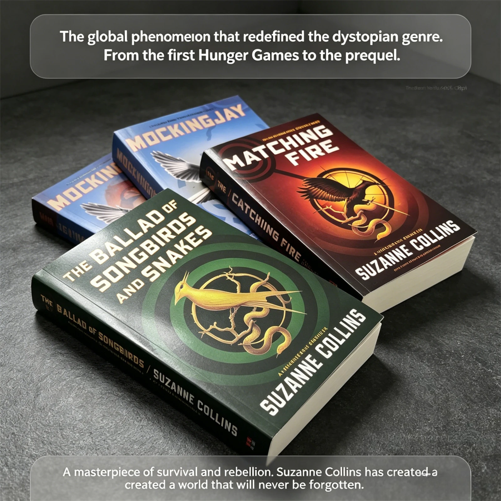 The Hunger Games 4 Books Collection Set By Suzanne Collins Fiction Novels English YA Reading Books
The Hunger Games 4 Books Collection Set By Suzanne Collins Fiction Novels English YA Reading Books