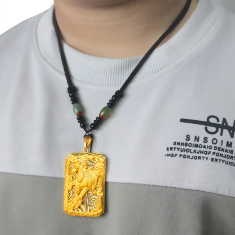 14K Pure Gold Color Hollowed Out Sailboat Horse Pendant for Men's and Women's Domineering Pendant Without Chain Jewelry Gifts
14K Pure Gold Color Hollowed Out Sailboat Horse Pendant for Men's and Women's Domineering Pendant Without Chain Jewelry Gifts