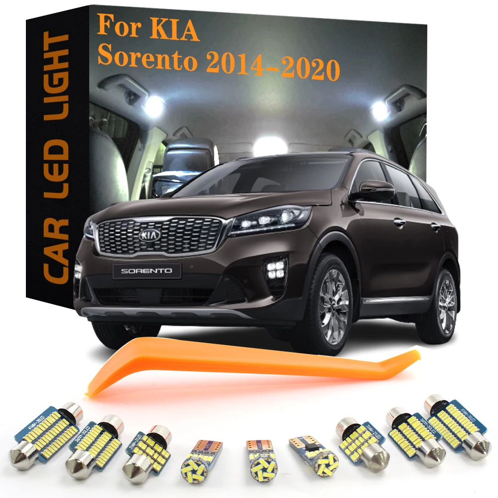 11pcs Canbus Car Accessories LED Interior Lights For KIA Sorento 2014 2015 2016 2017 2018 2019 2020 No Error Auto Lamps Bulb Kit
11pcs Canbus Car Accessories LED Interior Lights For KIA Sorento 2014 2015 2016 2017 2018 2019 2020 No Error Auto Lamps Bulb Kit
