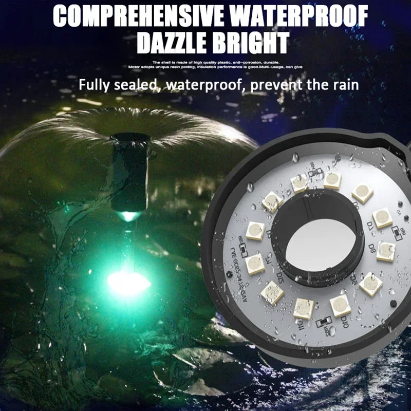 Waterproof Underwater Lamp Colorful Fountain with Luminous Lighting Ornamental LED Lighting Dual-purpose for Water and Land
Waterproof Underwater Lamp Colorful Fountain with Luminous Lighting Ornamental LED Lighting Dual-purpose for Water and Land