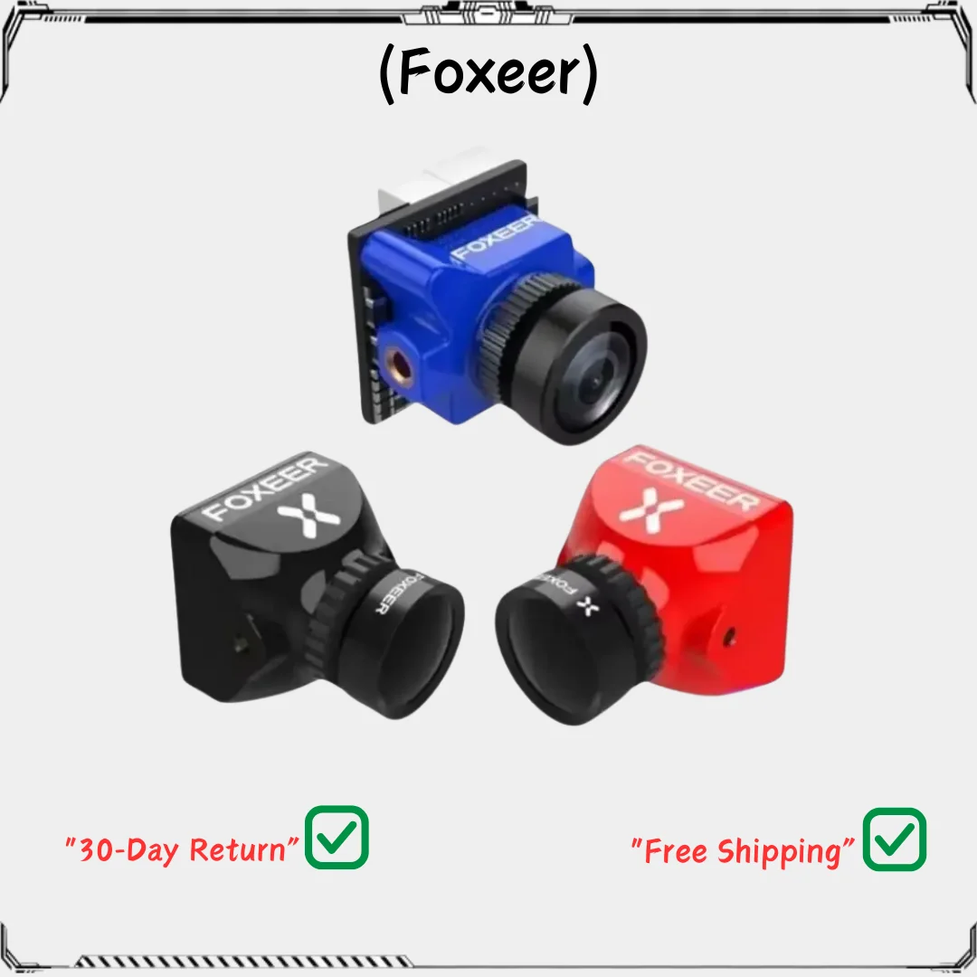 Foxeer Micro Predator 5 Racing FPV Camera M8 Lens 4ms Latency Super WDR 1000TVL 4:3/16:9 PAL/NTSC 1/3" CMOS Sensor for FPV Drone
Foxeer Micro Predator 5 Racing FPV Camera M8 Lens 4ms Latency Super WDR 1000TVL 4:3/16:9 PAL/NTSC 1/3" CMOS Sensor for FPV Drone