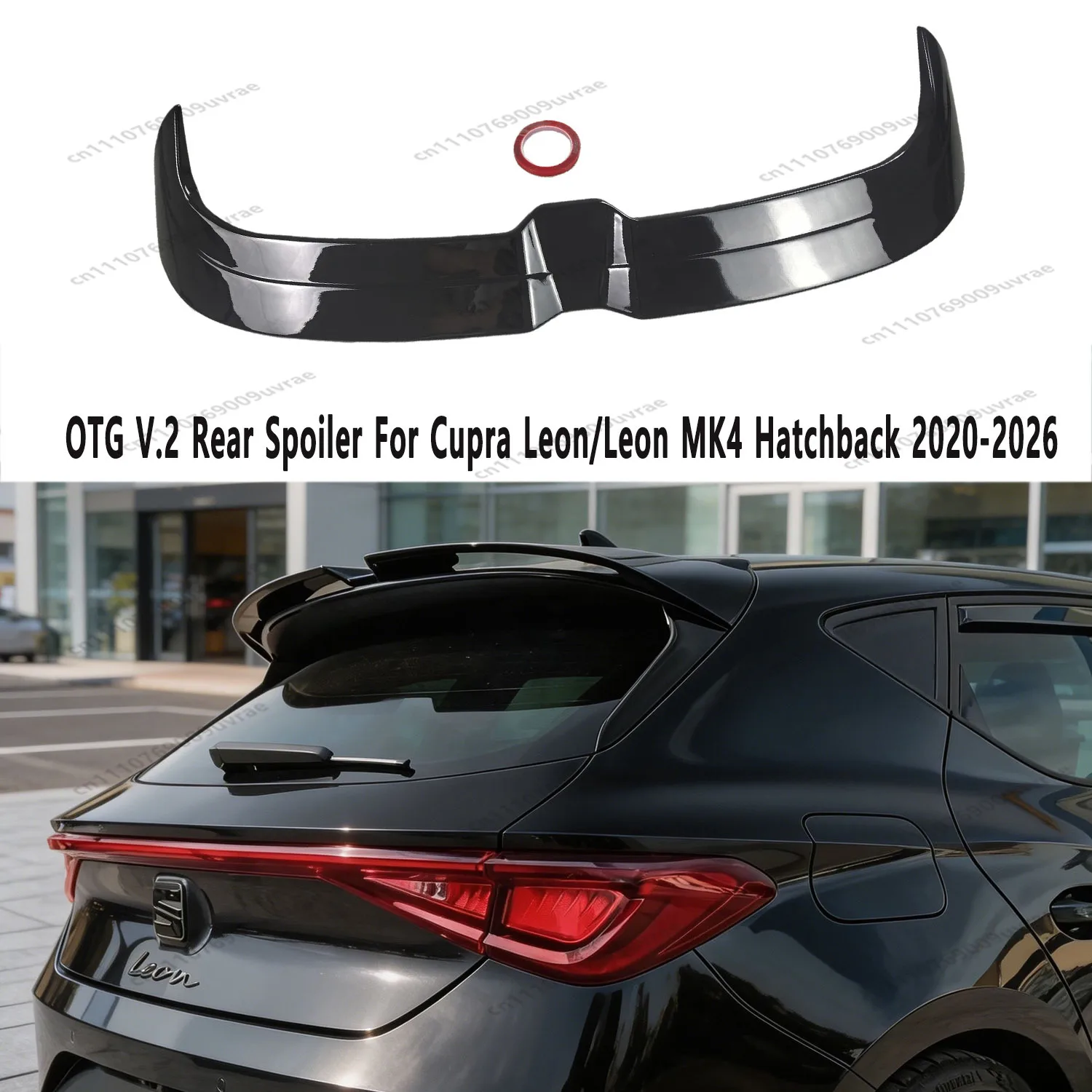 OTG Style V.2 Gloss Black Rear Spoiler For Seat Leon MK4/Cupra Leon FR TSI TDI 4-Door Hatchback 2020-2026 Rear Roof Caps Tuning
OTG Style V.2 Gloss Black Rear Spoiler For Seat Leon MK4/Cupra Leon FR TSI TDI 4-Door Hatchback 2020-2026 Rear Roof Caps Tuning