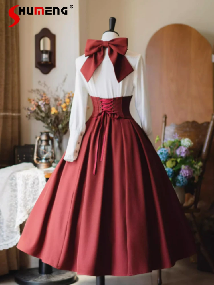 Women's 2024 Autumn New Original Retro Chic Fish Bone Halterneck Elegant Classical Skirt Feminine Super Good-looking Dress Sets
Women's 2024 Autumn New Original Retro Chic Fish Bone Halterneck Elegant Classical Skirt Feminine Super Good-looking Dress Sets