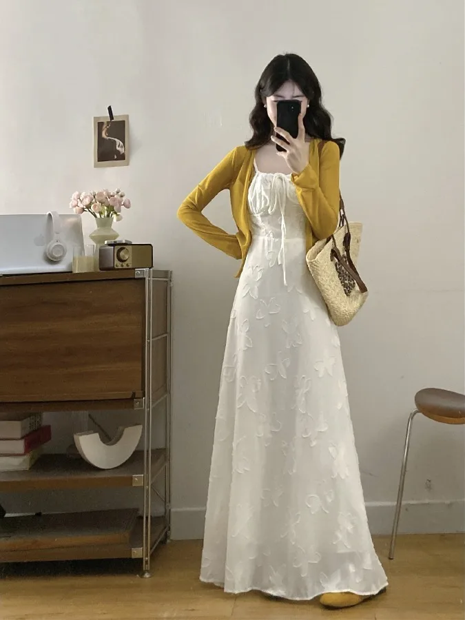plus Size Women's Sweet Embroidered Strapless Dress Summer Thin Sun Protection Top Korean Style High Waist Long Skirt
plus Size Women's Sweet Embroidered Strapless Dress Summer Thin Sun Protection Top Korean Style High Waist Long Skirt