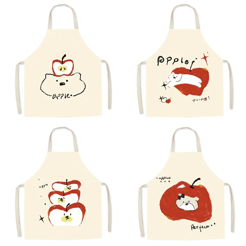 Fashion Cartoon Cute Illustration Fabric Sleeveless Apron Waist Kitchen Cooking Home Coveralls
Fashion Cartoon Cute Illustration Fabric Sleeveless Apron Waist Kitchen Cooking Home Coveralls