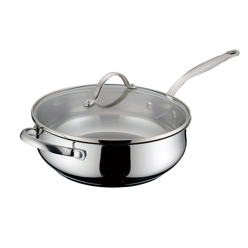 Wholesale Promotion Stainless Steel Cookware Set D Series Double Frying Pan Soup Sauce Cooking Pot Set
Wholesale Promotion Stainless Steel Cookware Set D Series Double Frying Pan Soup Sauce Cooking Pot Set