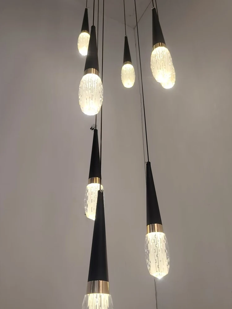 Modern Nordic LED Chandelier Living Room Hanging Ceiling Lamp Stairs Pendant Lamp Dining Table Pendant Light Indoor Lighting
Modern Nordic LED Chandelier Living Room Hanging Ceiling Lamp Stairs Pendant Lamp Dining Table Pendant Light Indoor Lighting