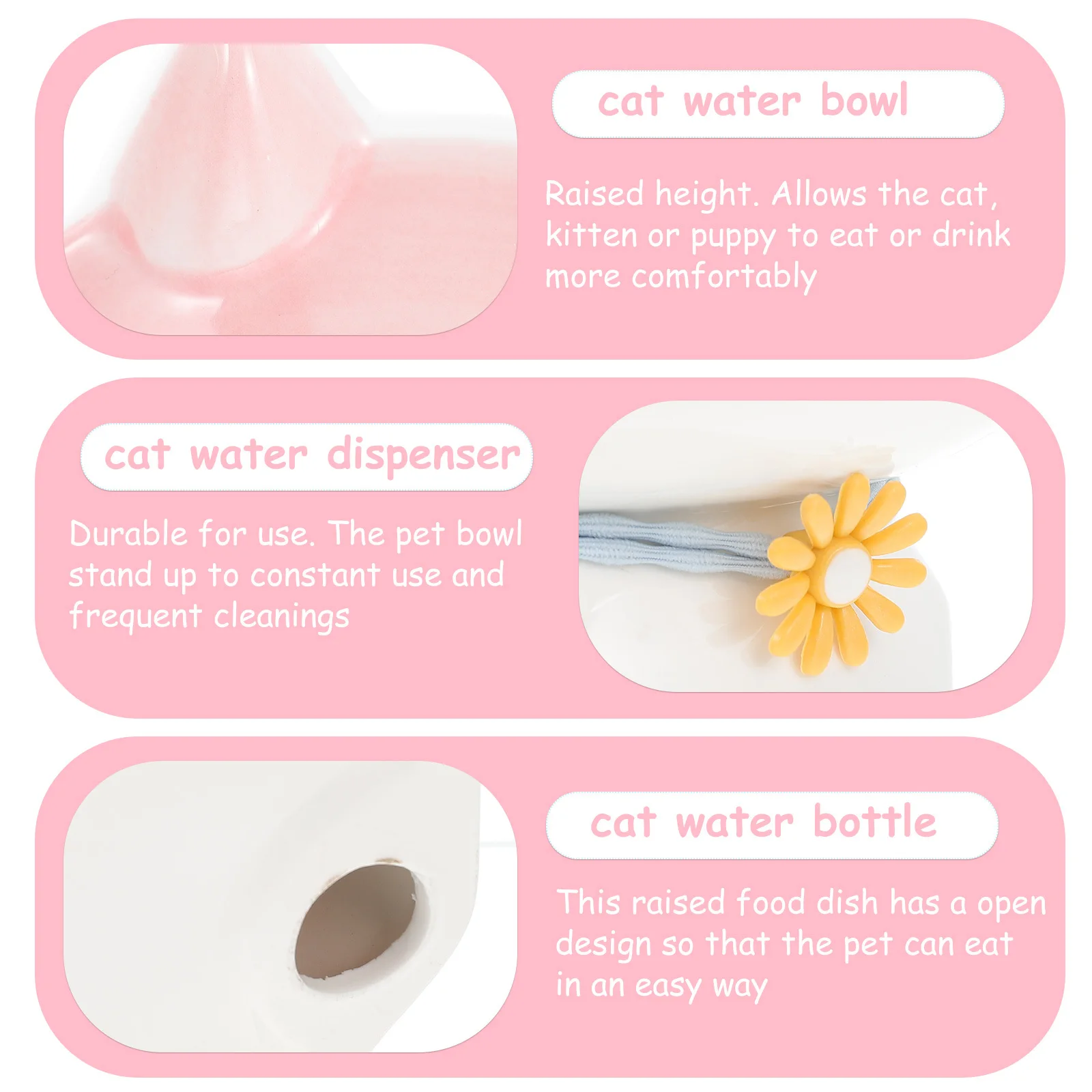 1Pcs Cat Mouth Bowl Raised Height Stable Durable Ceramic Pet Food Water Bowl Feeder Cat Food Feeder
1Pcs Cat Mouth Bowl Raised Height Stable Durable Ceramic Pet Food Water Bowl Feeder Cat Food Feeder