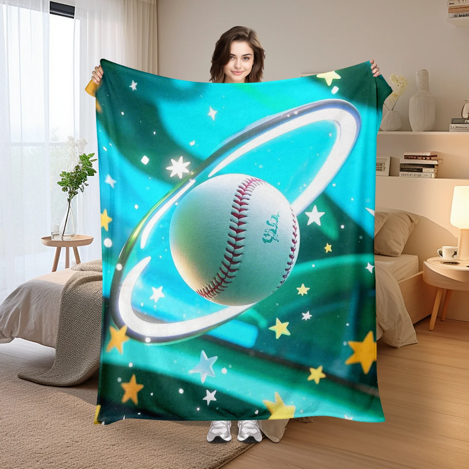 Baseball Themed Green Background Starry Fantasy Blanket For Sports Fans To Bring Enchantment And Comfort To Any Space
Baseball Themed Green Background Starry Fantasy Blanket For Sports Fans To Bring Enchantment And Comfort To Any Space